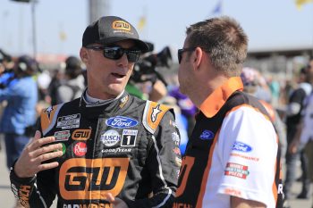 Kevin Harvick and Rodney Childers talk