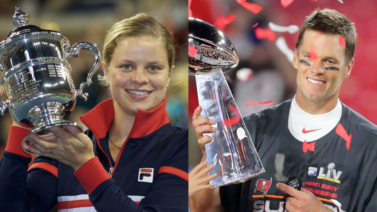 Tom Brady, Tennis Star Kim Clijsters Partnering to Buy a Pro Sports Team