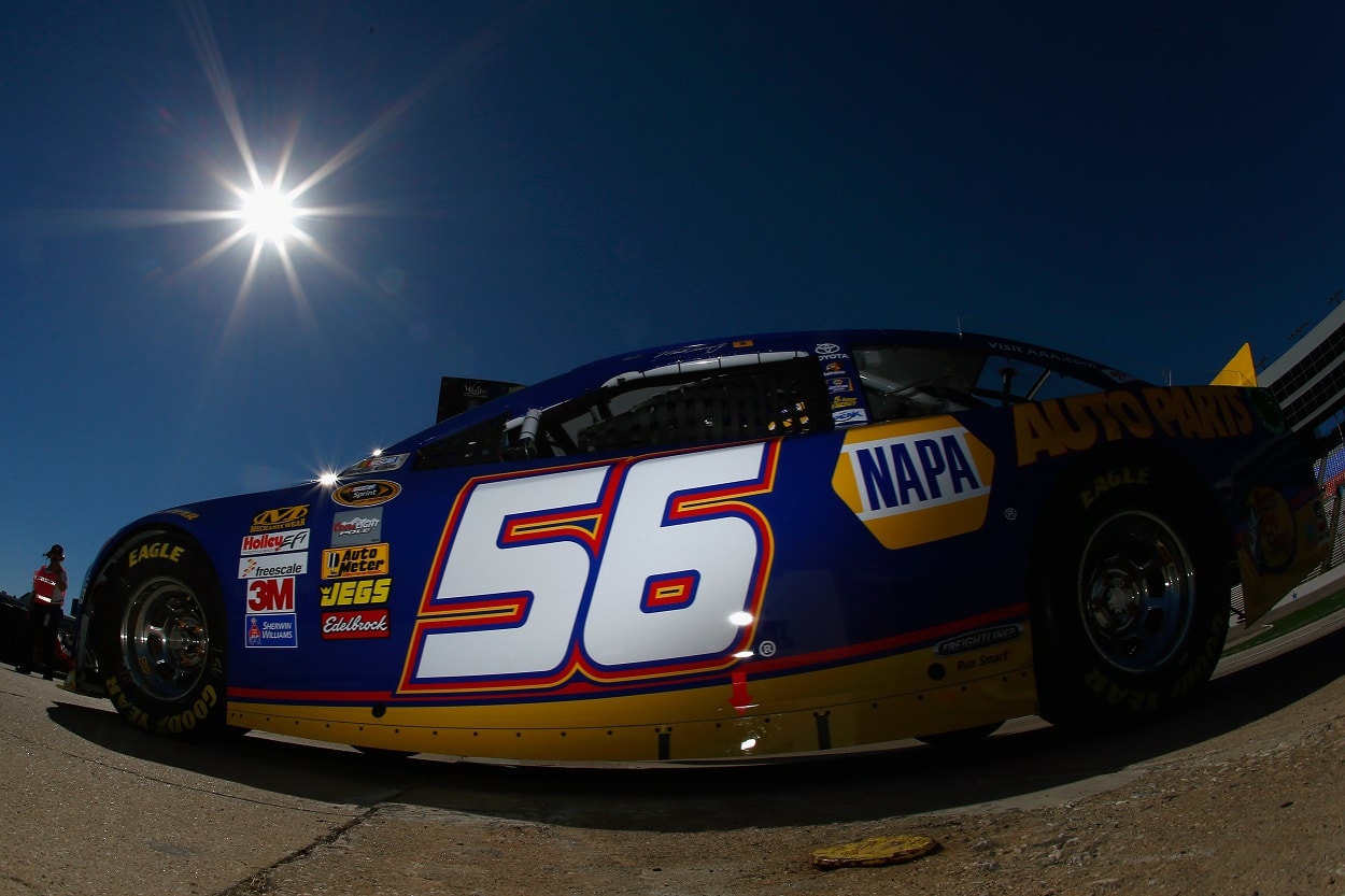 NASCAR Cup Series driver Martin Truex Jr. in the No. 56 car in 2013