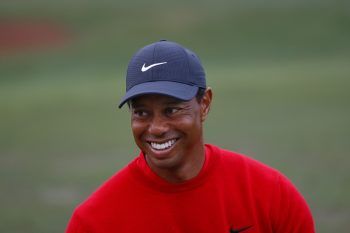 Tiger Woods at the 2020 Masters