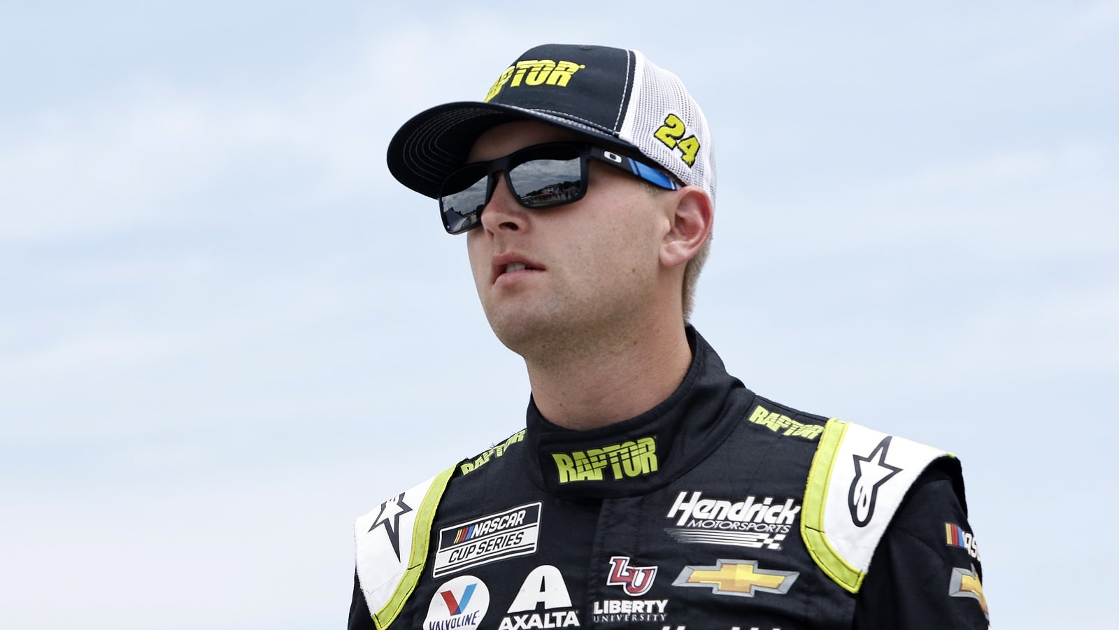 William Byron walks the grid prior to the NASCAR Cup Series Kwik Trip 250 at Road America on July 3, 2022 in Elkhart Lake, Wisconsin. | Sean Gardner/Getty Images