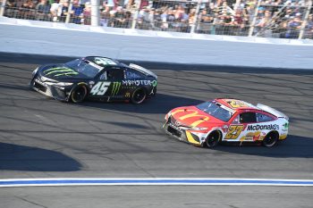 23XI Racing teammates Bubba Wallace and Kurt Busch race