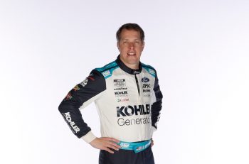 Brad Keselowski at Clutch Studios on Jan. 19, 2022, in Concord, North Carolina.