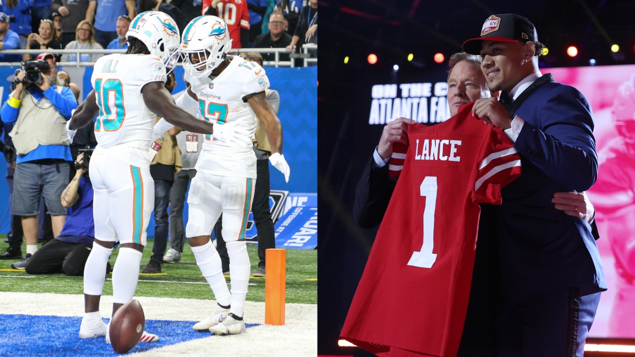 49ers acquire No. 3 overall pick from Dolphins; Miami gets No. 12 pick, two  future firsts