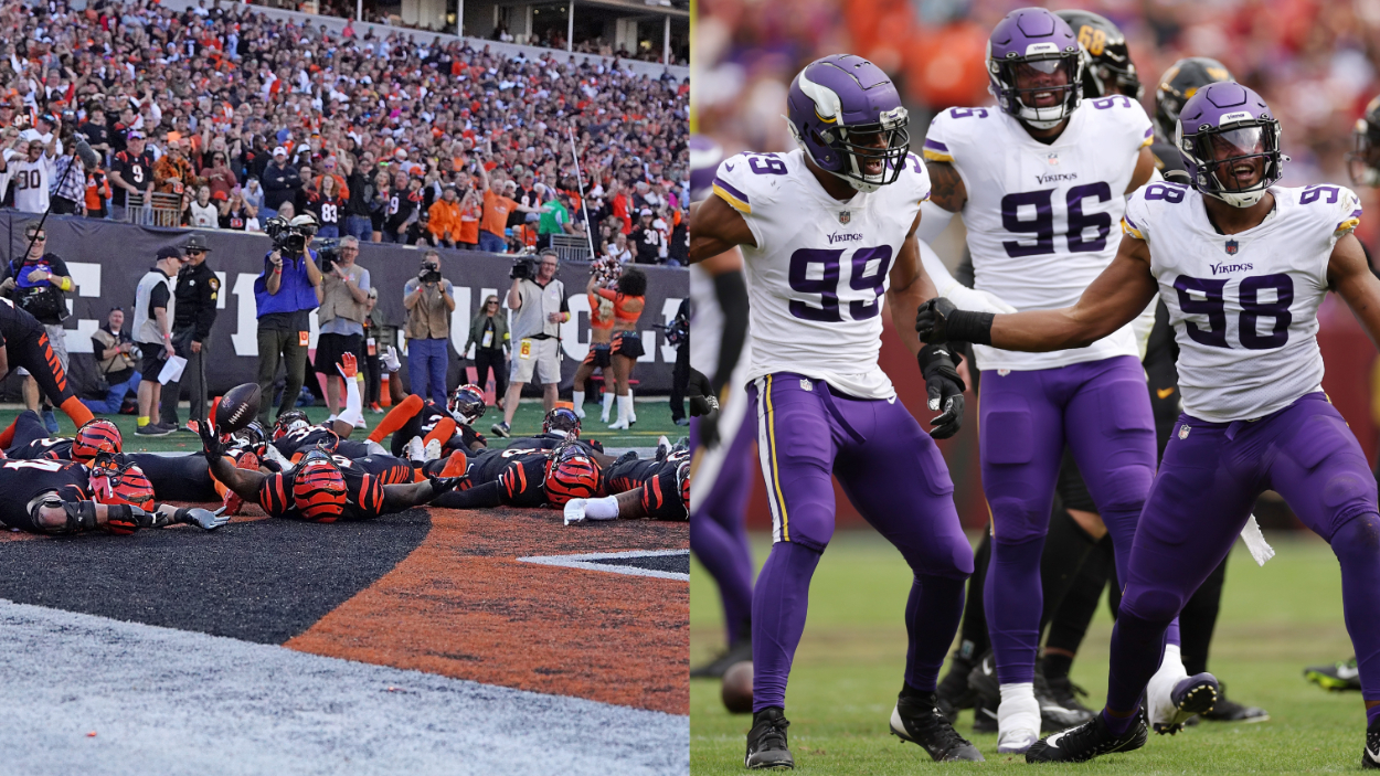 WATCH: Epic Team Celebrations From Bengals and Vikings, Who Did It Better?