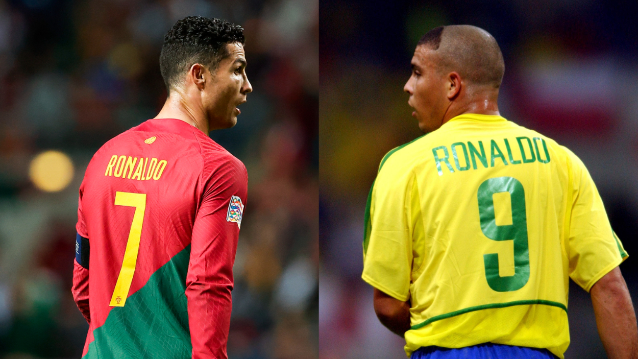 Ronaldo's historic goals in Brazil's shirt