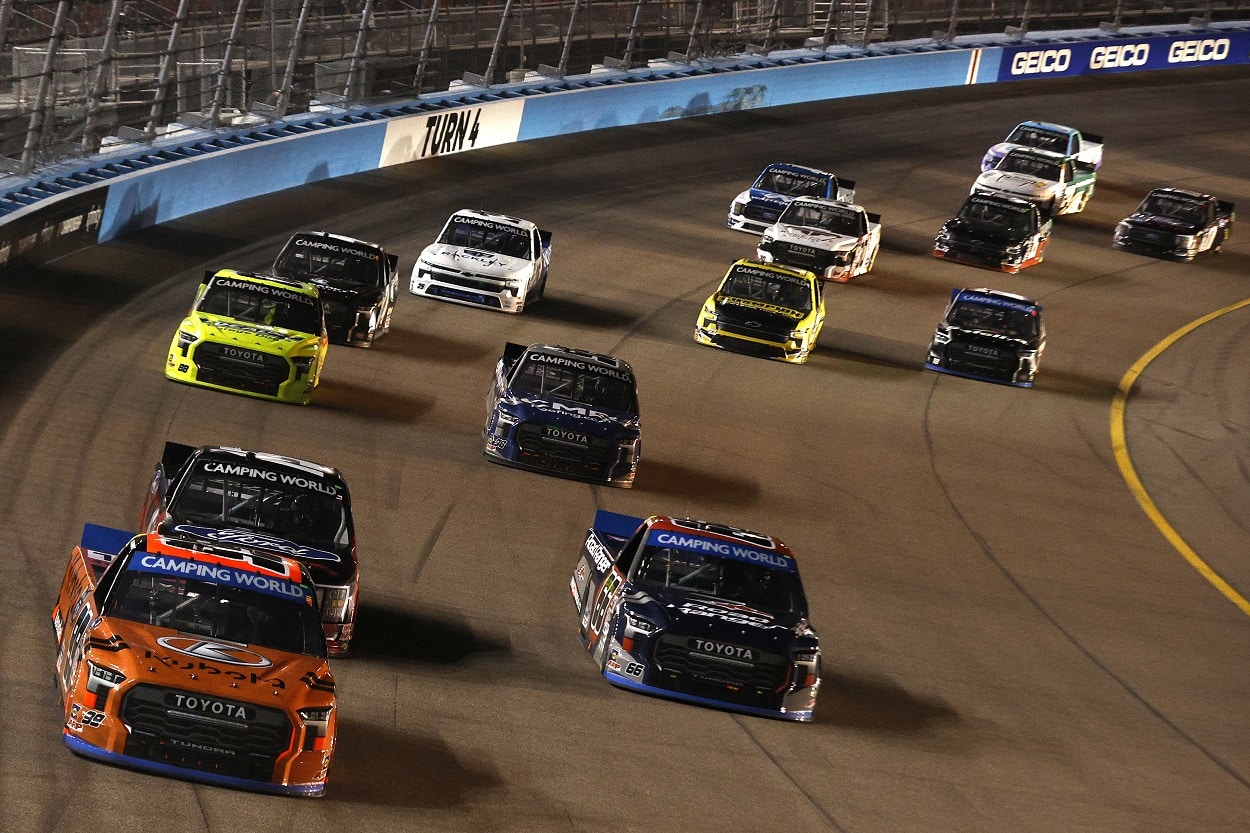 2009 Chevrolet Silverado NASCAR Camping World Series Truck race