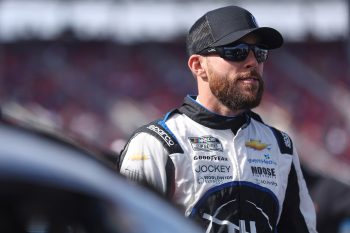 Ross Chastain waits on the grid during qualifying for the NASCAR Cup Series Championship at Phoenix Raceway on Nov. 5, 2022.