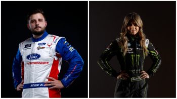 NASCAR driver Hailie Deegan and Joe Graf Jr.