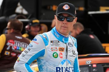 Kevin Harvick looks on during qualifying for the NASCAR Cup Series Playoff Xfinity 500 on October 29, 2022 at Martinsville Speedway.