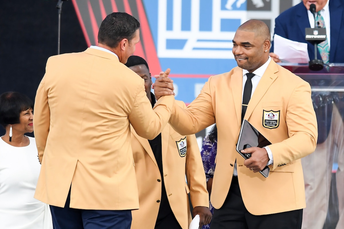 Tony Boselli receives the Gold Jacket, 2022 Pro Football Hall of Fame