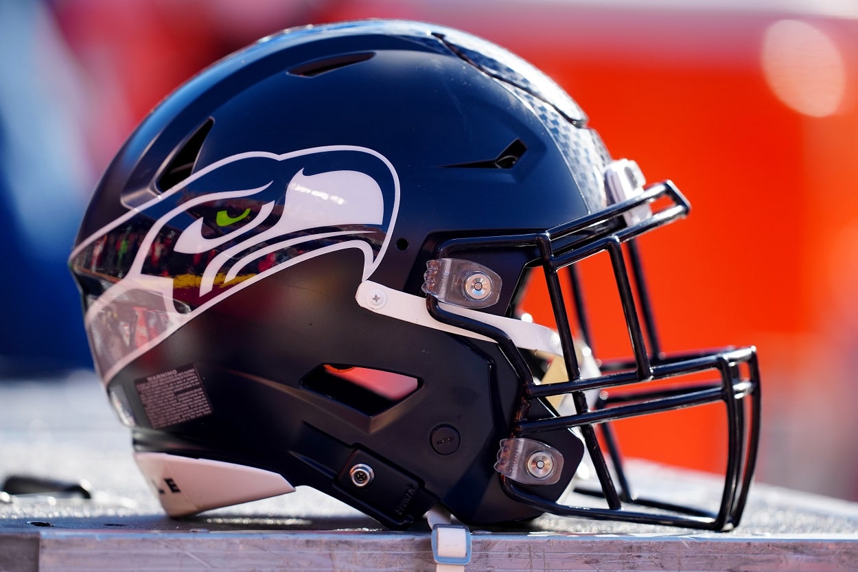 Seattle Seahawks helmet