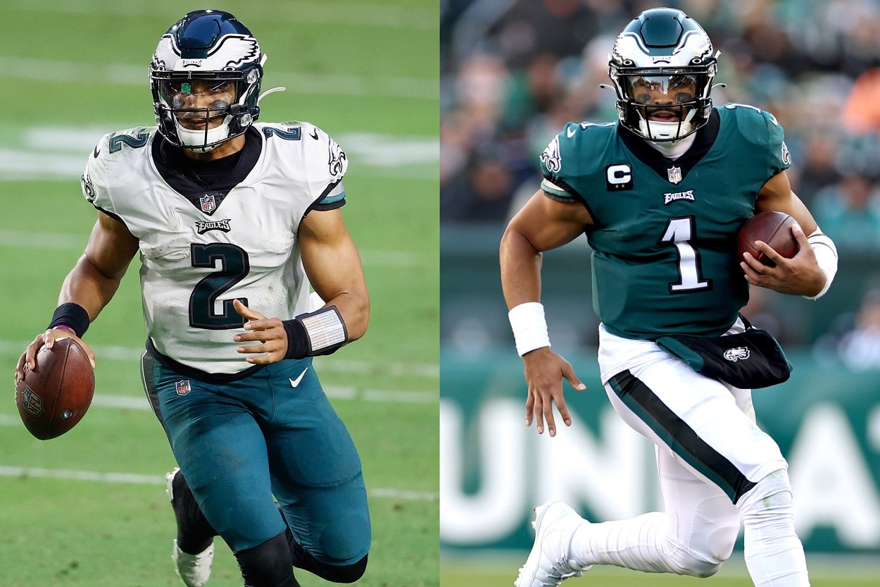 Jalen Hurts Will Wear Uniform No. 1 as Eagles Play Numbers Game - Sports  Illustrated Philadelphia Eagles News, Analysis and More