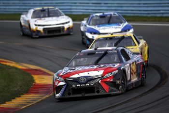 Kyle Busch drives during the NASCAR Cup Series Go Bowling at The Glen at Watkins Glen International on Aug. 21, 2022.