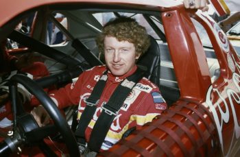 Bill Elliott prior to the Winston Western 500 at California Speedway, Nov. 17, 1985 in Riverside, California.