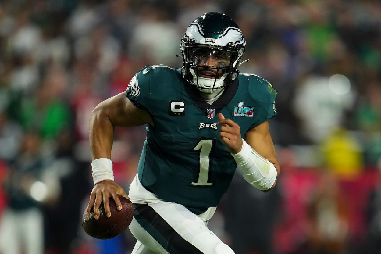 Eagles' Jalen Hurts is eligible for a contract extension but still  absorbing Super Bowl loss