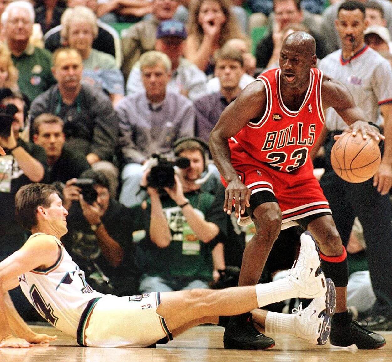 Former Jazz ball boy selling 'magical' shoes given to him by Michael Jordan  in 1993