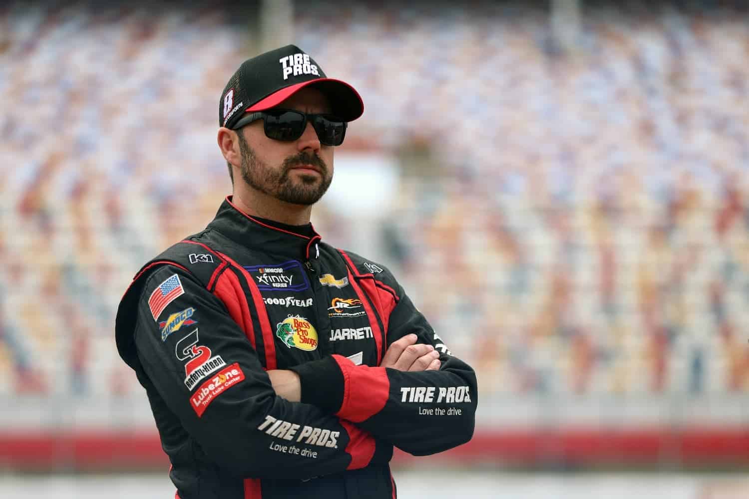 Josh Berry looks on during practice for the NASCAR Xfinity Series Alsco Uniforms 300 at Charlotte Motor Speedway on May 26, 2023. | David Jensen/Getty Images