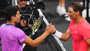 Carlos Alcaraz and Rafael Nadal