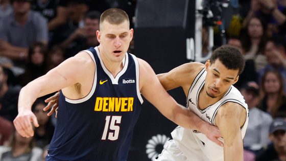 Nikola Jokic and Victor Wembanyama