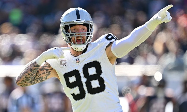 Las Vegas Raiders DE Maxx Crosby Gets $6M Raise For 2024 in Reworked Contract