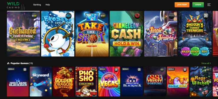 Wild Casino one of the most trusted online casinos for USA players