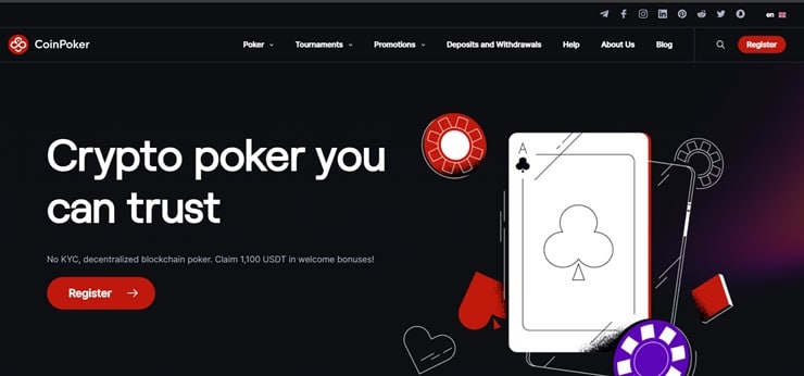 coinpoker homepage