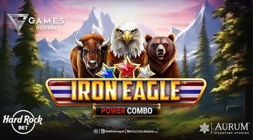 Games Global Launches New Online Slot Iron Eagle Power Combo On Hard Rock Bet's Online Casino In New Jersey