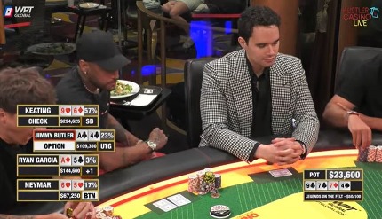 Jimmy Butler, Ryan Garcia, Neymar Play Poker Together At Hustler Casino