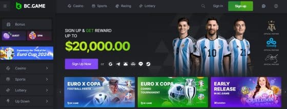 Ethereum betting sites bc.game sportsbook offers