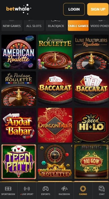 betwhale casino app site