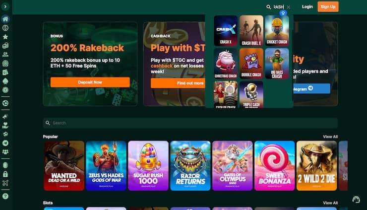 best Telegram casinos - TG Casino list of games