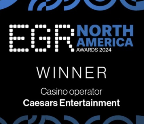Caesars Entertainment Wins Casino Operator of the Year at EGR North America Awards 2024