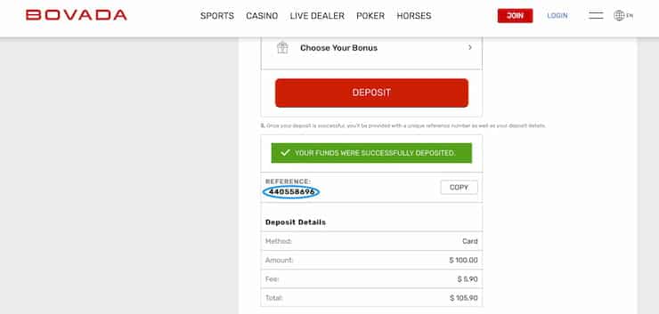 Bovada bonus codes select promo code