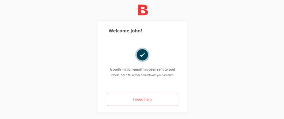 BetOnline account verification form