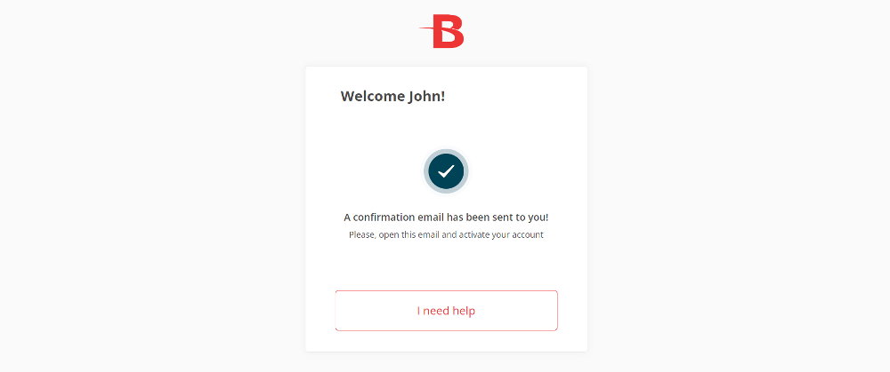 BetOnline verification form