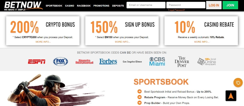 BetNow - on of the best sports betting sites in Alabama