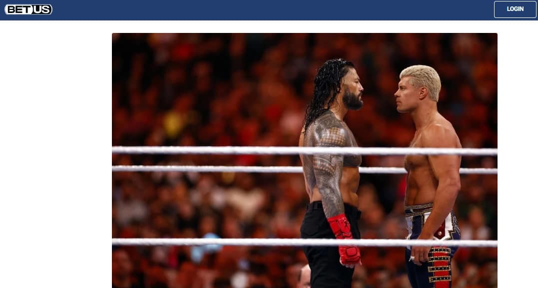 how to bet on WWE - BetUS WWE photo