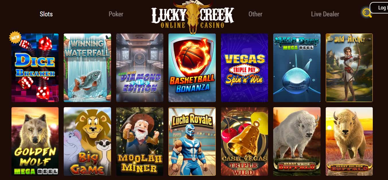 Lucky Creek - one of the best credit card casinos