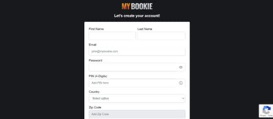 mybookie promo code enter your details at MyBookie