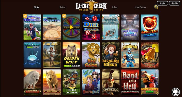 Lucky Creek top Louisiana online casino