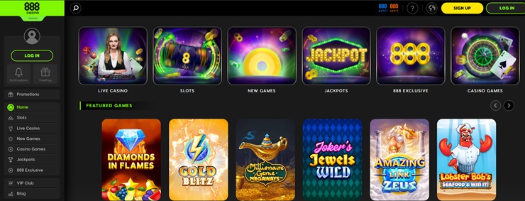 888 Casino - online casino in UAE