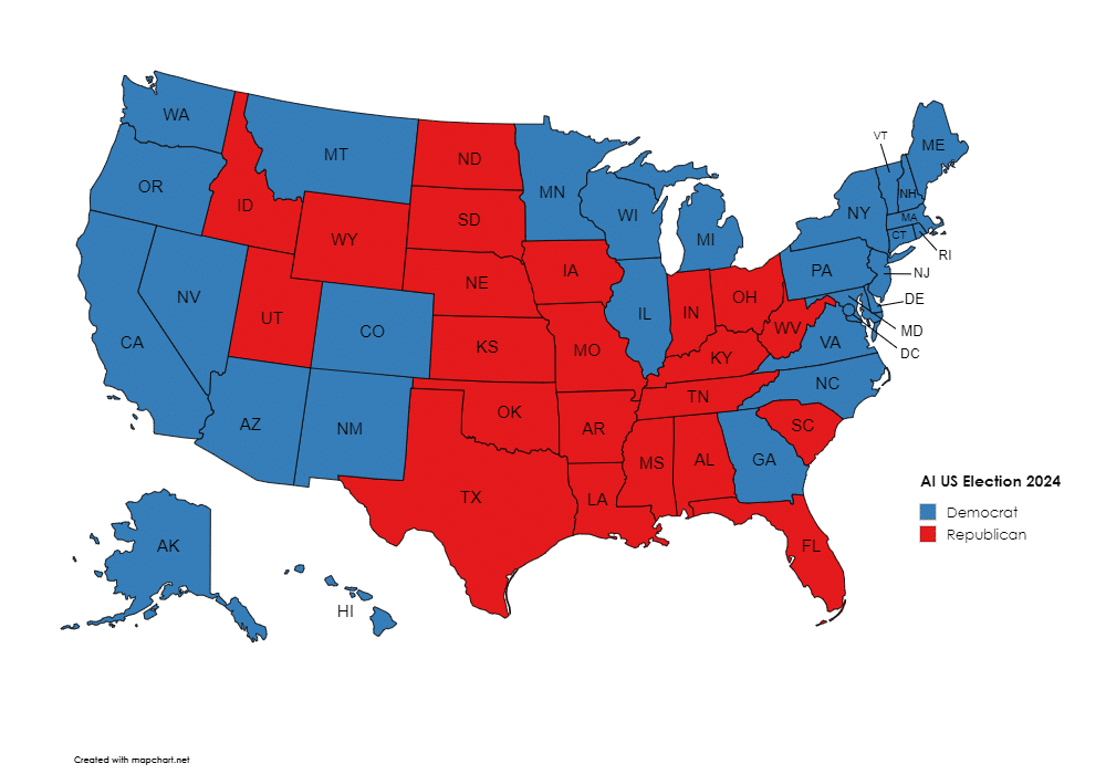 Electoral Map 2024 Harris Trump Sella Felisha