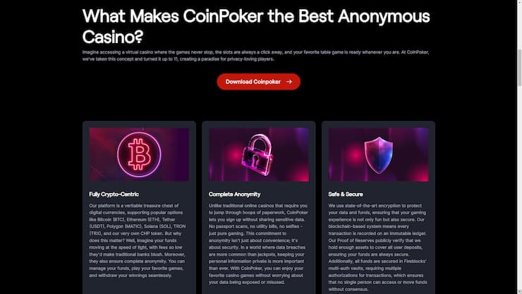 CoinPoker - one of the safest sports betting sites