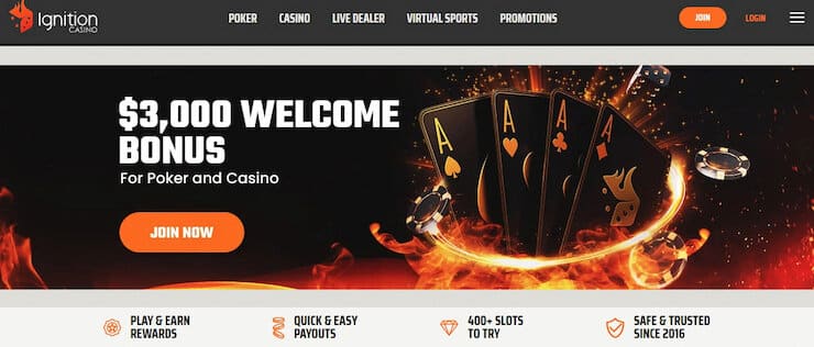 Ignition Casino bonus