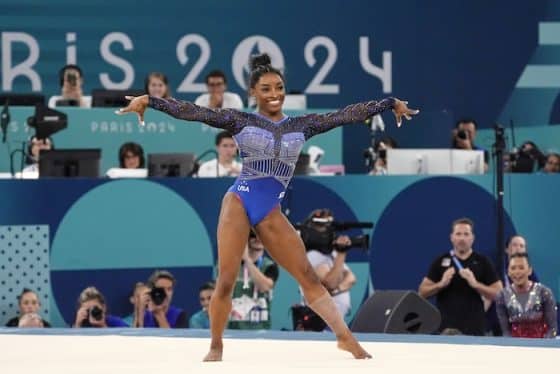 Simone Biles of the United States.