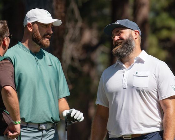 Travis and Jason Kelce.