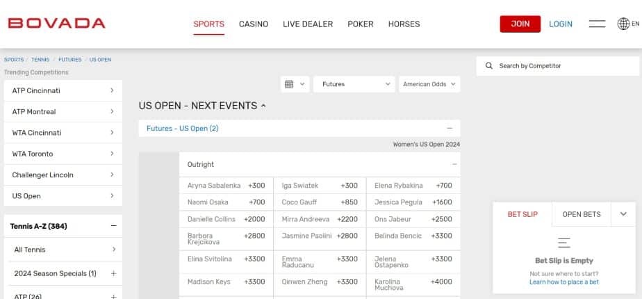 Bovada - trusted SD sports betting site