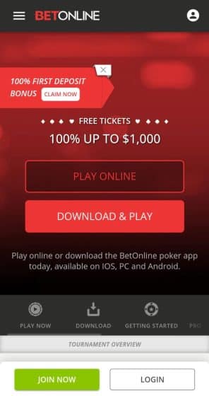 top poker app - BetOnline first deposit bonus