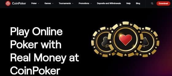 BetOnline alternatives - poker games at CoinPoker